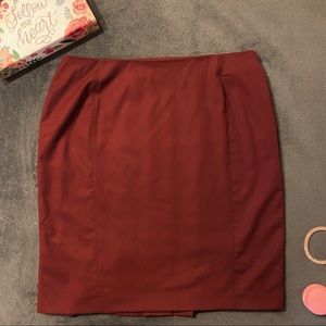 Talbots Dark Burgundy Skirt 🖤